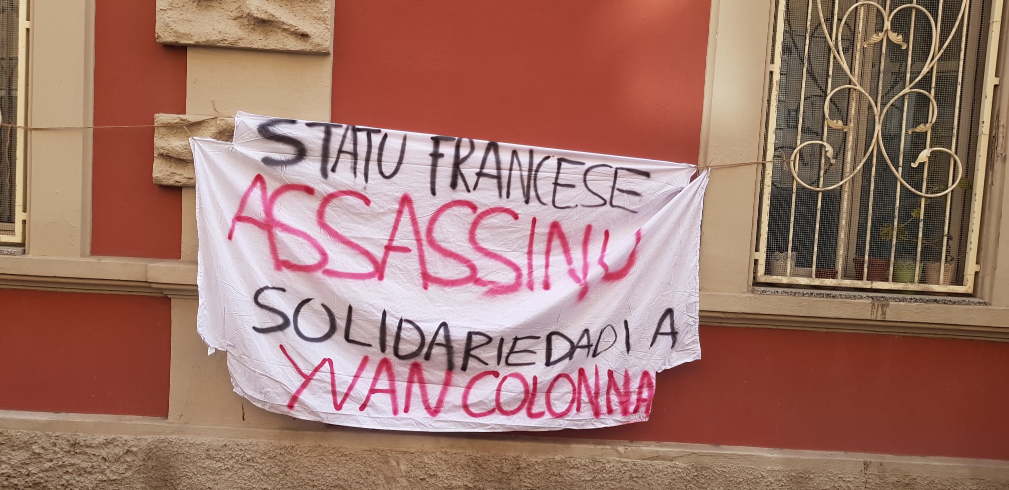 Cagliari – solidarietà a Yvan Colonna e al popolo corso in lotta.